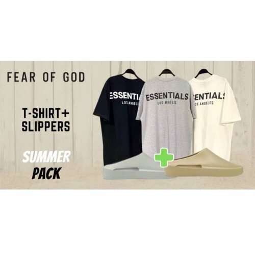 Fear of God Summer Pack 2: T-Shirt + Slippers