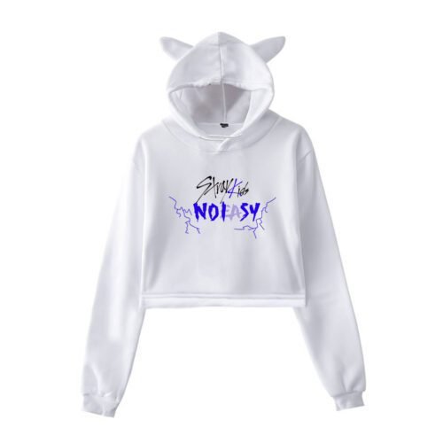 Stray Kids No Easy Cropped Hoodie #4