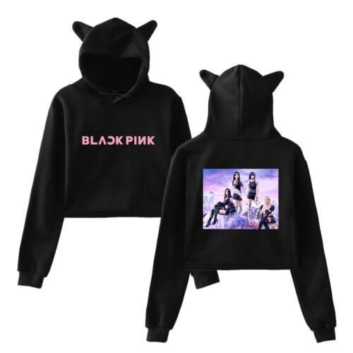 Blackpink Ready for Love Cropped Hoodie #3
