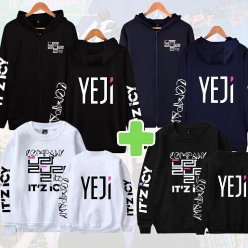 Itzy Yeji Pack: Hoodie + Sweatshirt + FREE Socks & Keychain