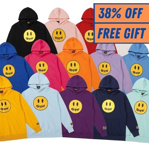 Drew Hoodie Classic Colorful + GIFT (A32)