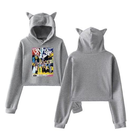 Itzy Cropped Hoodie #5
