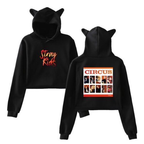 Stray Kids Circus Cropped Hoodie #1