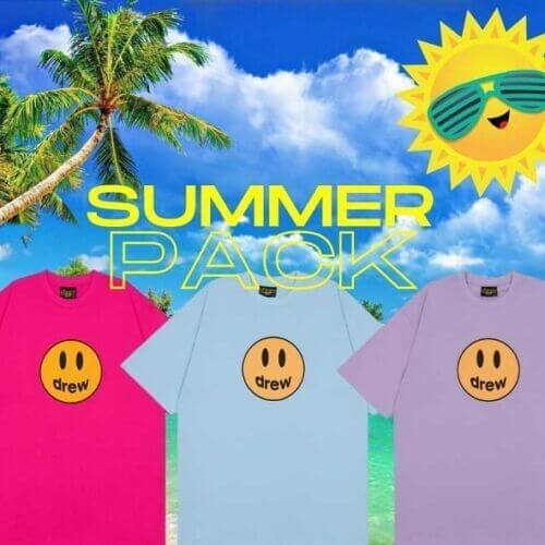 Drew Summer Pack: 2 T-Shirts + Keychain + Socks