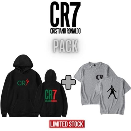 CR7 Cristiano Ronaldo Pack: Hoodie + T-Shirt