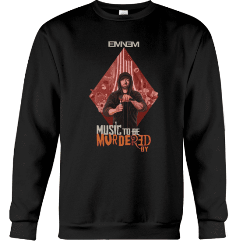 Eminem Sweatshirt “Music to be Murdered by” #4