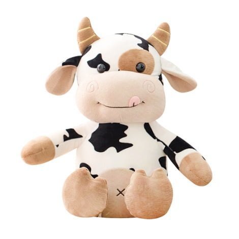 Plush Cow Pillow #1 (P17)