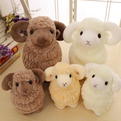 Plush Sheep Pillow #1 (P13)