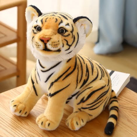Plush Tiger Pillow #1 (P24)