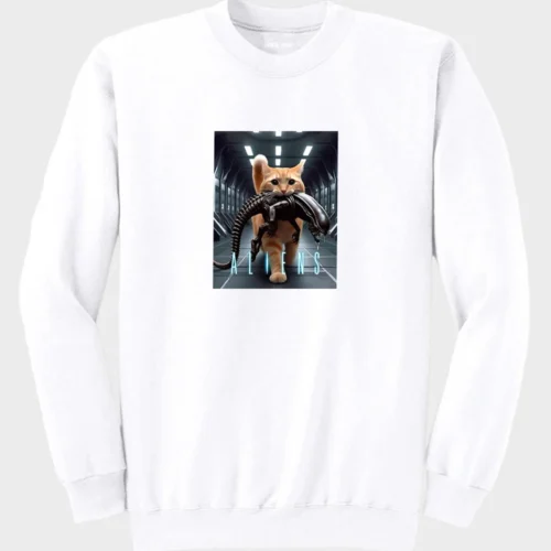 Alien Cat Sweatshirt #w1