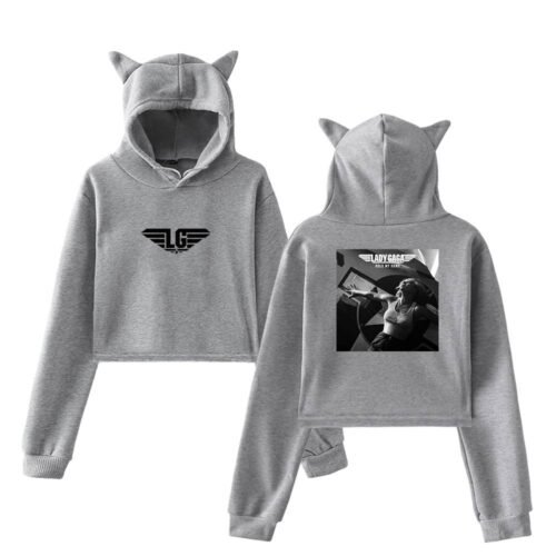 Lady Gaga Cropped Hoodie #2