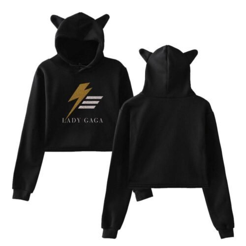 Lady Gaga Cropped Hoodie #3