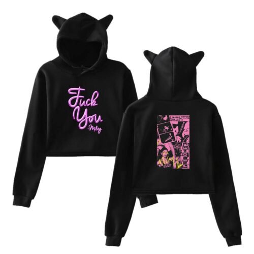 Miley Cyrus Cropped Hoodie #9