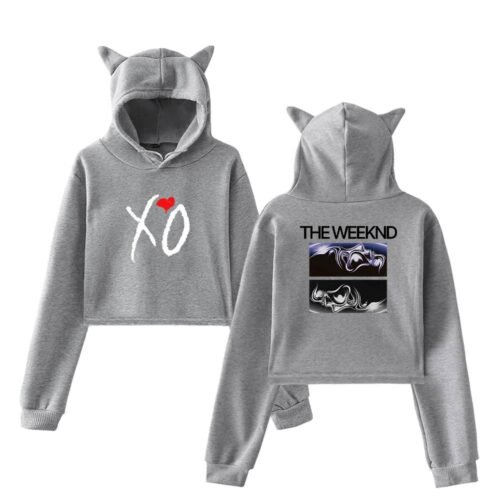 The Weeknd Cropped Hoodie #2