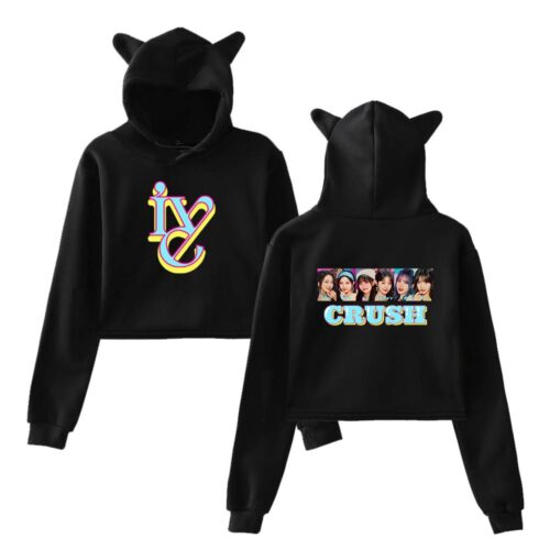 IVE Cropped Hoodie #4