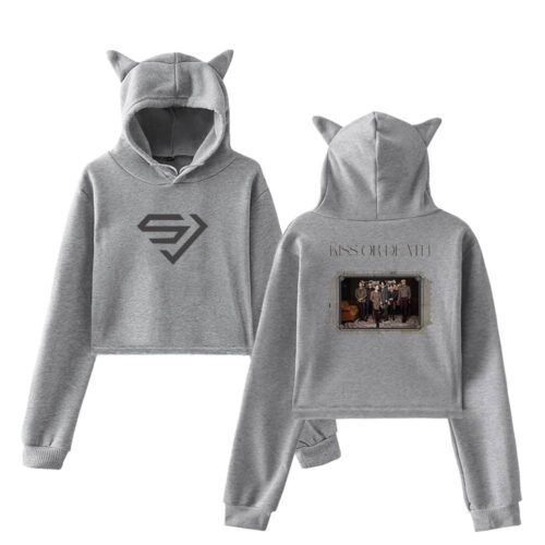 Super Junior Cropped Hoodie #3